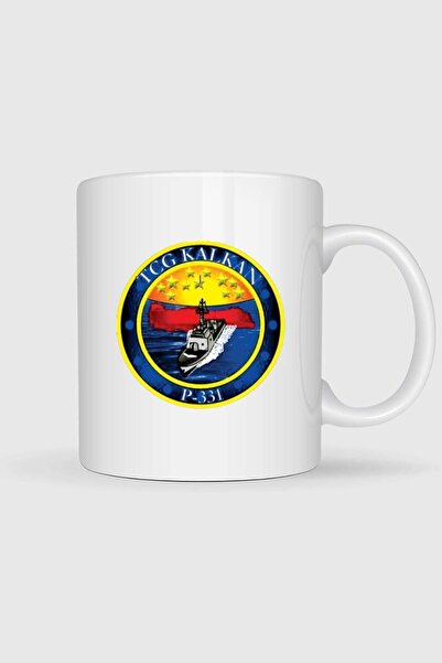 Bahriyeli Collection كوب مطبوع عليه شعار Tcg Kalkan