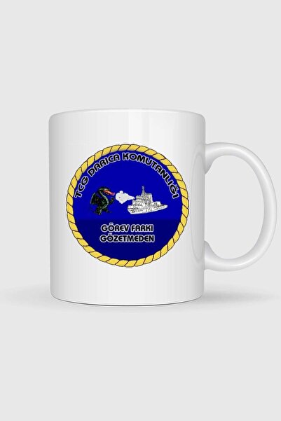 Bahriyeli Collection كوب مطبوع عليه شعار Tcg Darıca