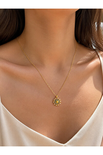 Zeynepli gold & jewelry 22 AYAR ALTIN EFSUN GÜNEŞ KOLYE