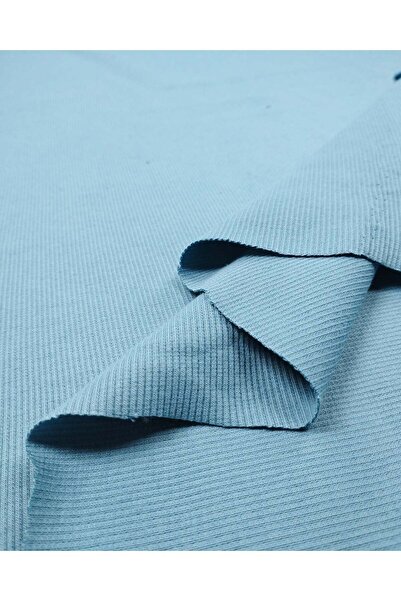 Kumaş Parça Blue Green Camisole Ribbed Fabric Flexible Soft Bodywear & Blouse...