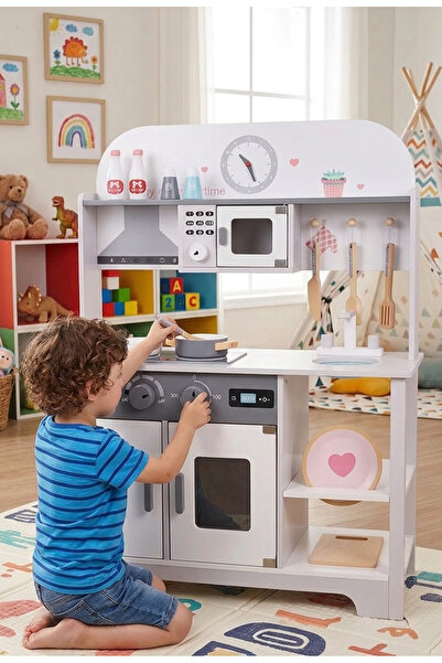 Farah Marah Toyes Wooden Little Chef's Kitchen: Cooking Adventures and Fun in...