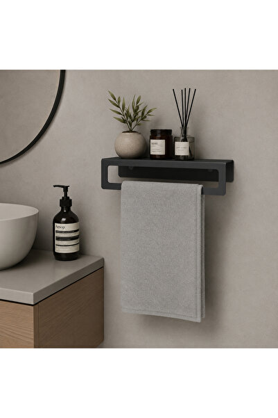 PNR AQUA Rafli Towel Rack Anthracite