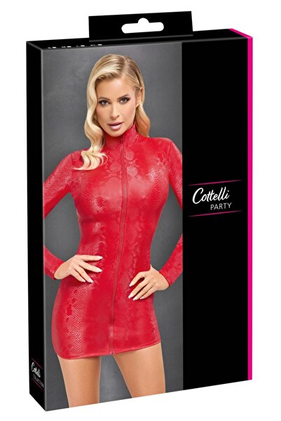 Cottelli Lenjerie intimă pentru femei – Rochie de petrecere roșie M M – Aspec...