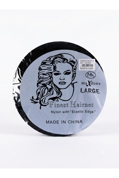 MAXDONA Large Size Nylon Hair Net, Elastic Edges, 1400 Holes. from Maxdonna.