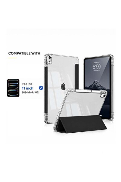 Generic Premium Acrylic Clear Case for iPad Pro 11 Inch 2024 (M4 / M5) – Anti...