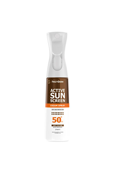 Frezyderm Ενεργό Αντηλιακό Σπρέι Κρέμας SPF50+ 275ml