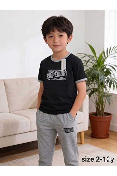 Alsadfine innovations Children's Boy's Pajama Set for Summer, Multiple Colors...