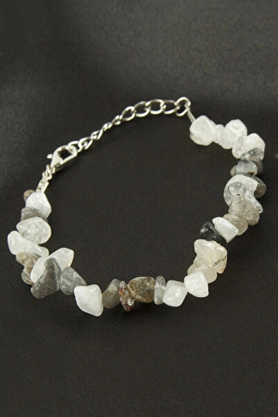 Eco Lounge Quartz Cracked Natural Stone Bracelet