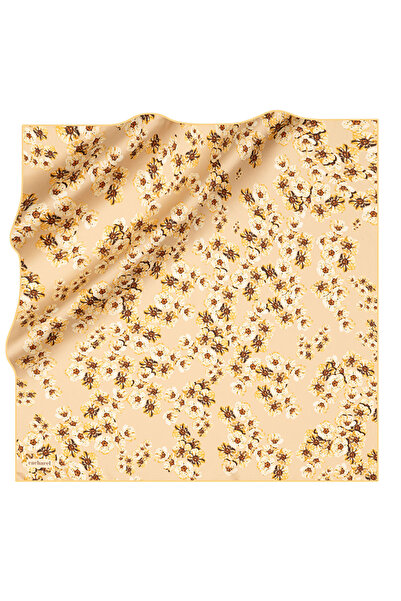 Cacharel Gold 90X90 Silk Twill Scarf