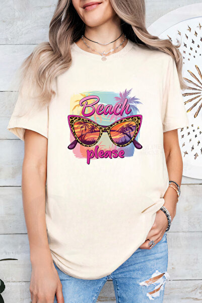 Sarah's Boutique Women's T-shirt – 100% cotton – Beach Glasses
