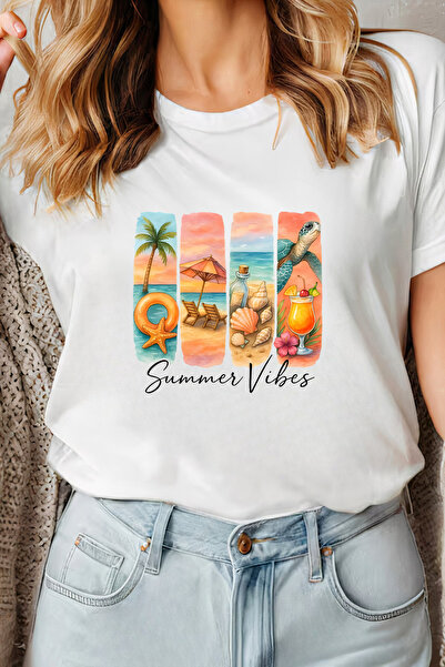 Sarah's Boutique Women's T-shirt – 100% cotton – Turtle Vibes