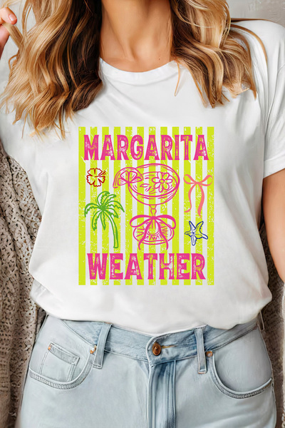 Sarah's Boutique Women's T-shirt – 100% cotton – Margarita Neon