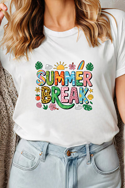Sarah's Boutique Women's T-shirt – 100% cotton – Summer Break