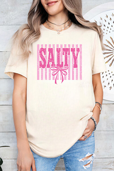 Sarah's Boutique Women's T-shirt – 100% cotton – Salty Stripes
