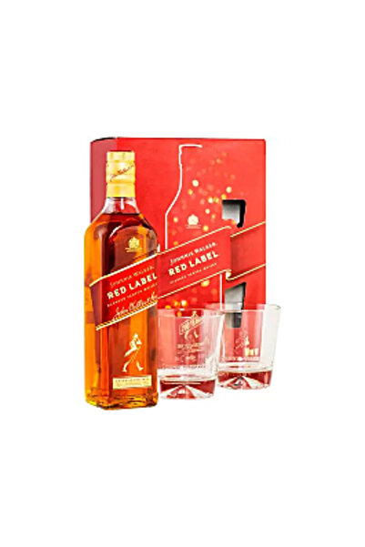 Johnnie Walker Scotch Whisky Red Label 0.7 l, 40% alcool + 2 pahare