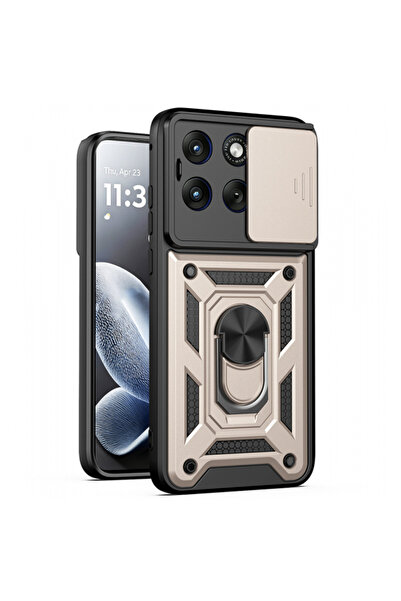 Techsuit Husa pentru Motorola Edge 70 Fusion, Techsuit, CamShield, Aurie