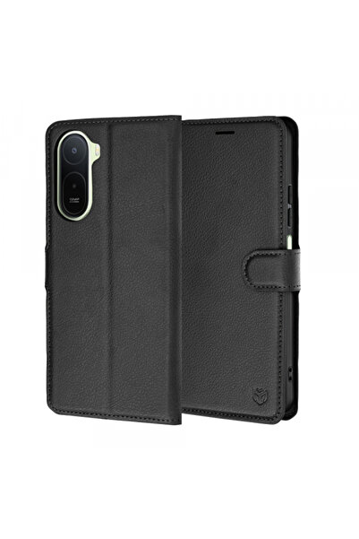 Techsuit Husa pentru Xiaomi Redmi A7 Pro 4G, Techsuit, Leather Folio, Neagra