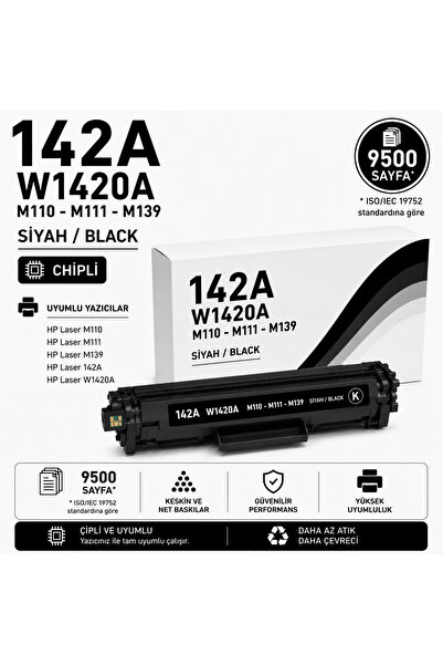 MUADİL TONER HP 142A-W1420A-M110-M111-M139