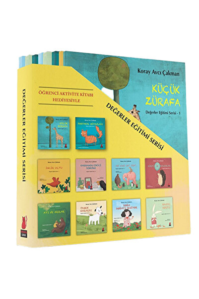 Kırmızı Kedi Çocuk Değerler Eğitimi Serisi (10 Kitap Takım) - KORAY AVCI ÇAKMAN