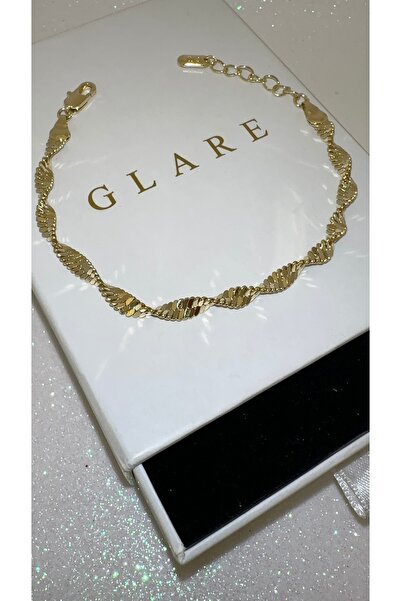 GLARE JEWELRY CO Rotating Chain Steel Bracelet 15+5cm cm Brand Guaranteed Aga...