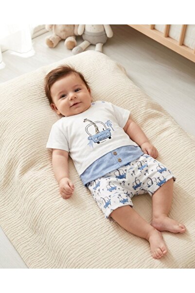 Ege Bebek Baby Boy Summer Clothes Newborn 0-3-6-9 Months T-Shirt Shorts 2-Pie...
