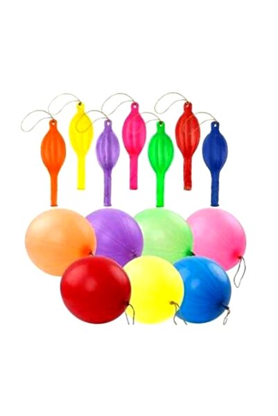 Gemar Ak Punch Elastic Balloons Colorful - 10 Pieces