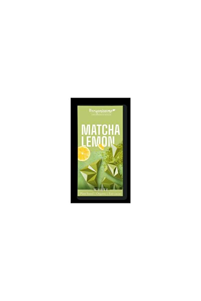 Benjamissimo Ciocolată albă organică cu matcha și lămâie, 60 g