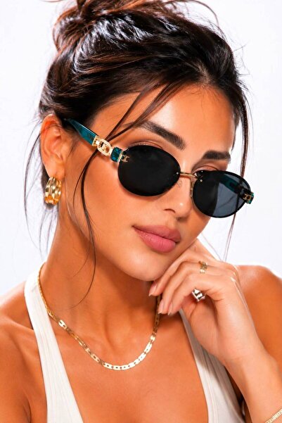 ModaLucci New Season Modern Style Green Women's Sunglasses