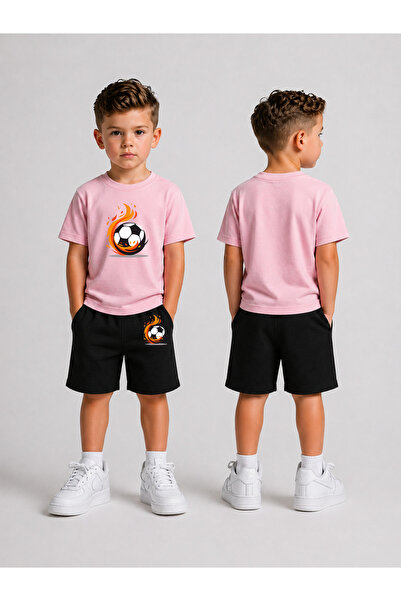 LORVEX Children's Shorts Set for Boys (Shorts - T-Shirt) Printed Summer Sport...