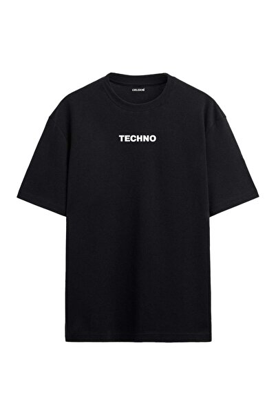 Colermi Techno Minimal Design Oversize T-Shirt