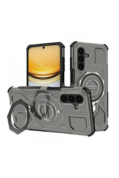 Techsuit Husa pentru Samsung Galaxy A57 5G, Techsuit, Carbon Shield Pro, Fumurie