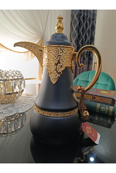 DEKOR ZÜCCACİYE HOME Single Luxury Stone Black Tea Thermos 1 Lt