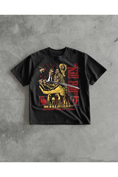 Grafftee Clothing Kill Bill Printed Unisex Oversize T-Shirt