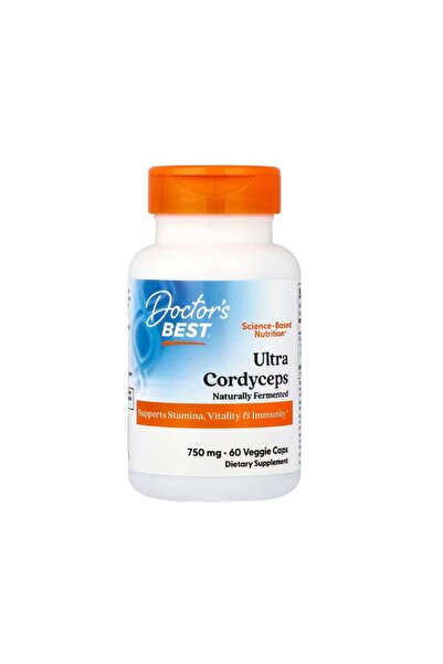 Doctor's Best Ultra Cordyceps 750mg 60 Capsule -