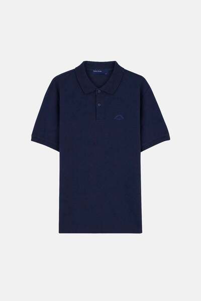 Reflect Studio Dinosaur polo majica sa pločastim leđima - tamnoplava