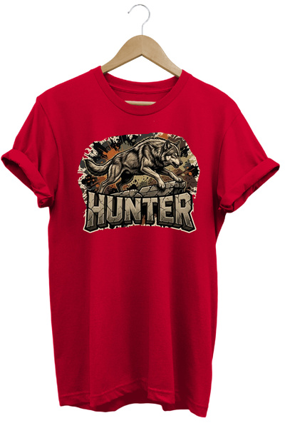 WİDİ Unisex Basset Hound Printed T-Shirt - Hunter Dogs Series Crew Neck Cotto...
