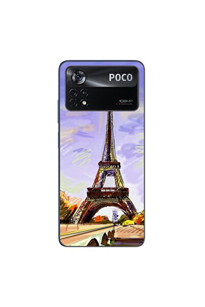 OEM Husa compatibila cu Xiaomi Poco X4 Pro Silicon Gel Tpu Model Desen Turnul...