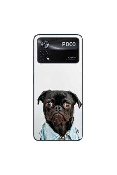 OEM Калъф, съвместим с Xiaomi Poco X4 Pro, силиконов гел TPU, с модерен десен...