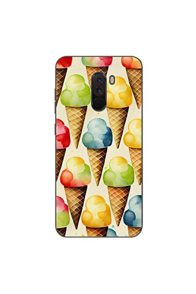 OEM Калъф, съвместим с Xiaomi Pocophone F1, силиконов гел TPU модел с десен н...