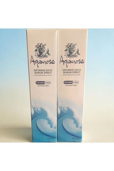 SANTASYA 2 ADET OKYANUS SUYU AQUANOSE 100 ML BURUN SPREYİ