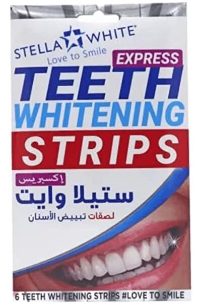 Stella White Teeth Whitening Strips, 6 Pieces