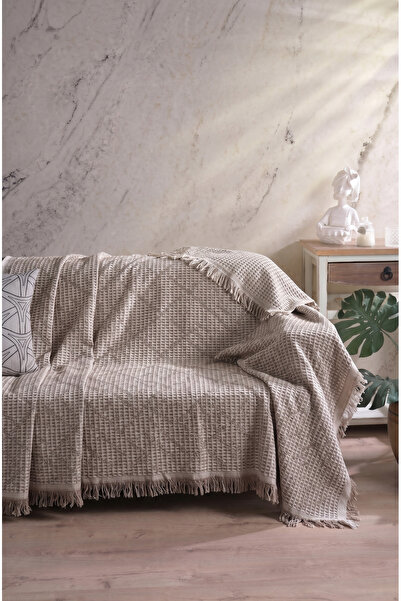 CÇE HOME TEKSTİL Cotton Sofa Cover Pique 175 X 220 cm