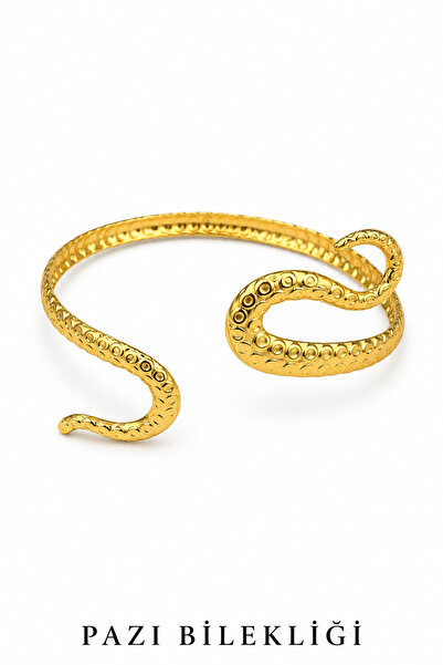 Jack Ferrero Spiral twist design gold adjustable arm bicep bracelet