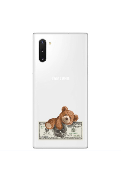 Other Samsung Note 10 Money Style Transparent Silicone TPU Θήκη