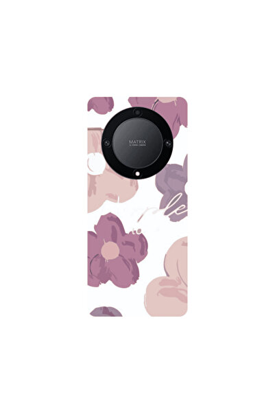 Other Honor Magic5 Lite 5G Flowers 2 Transparent Silicone TPU Θήκη
