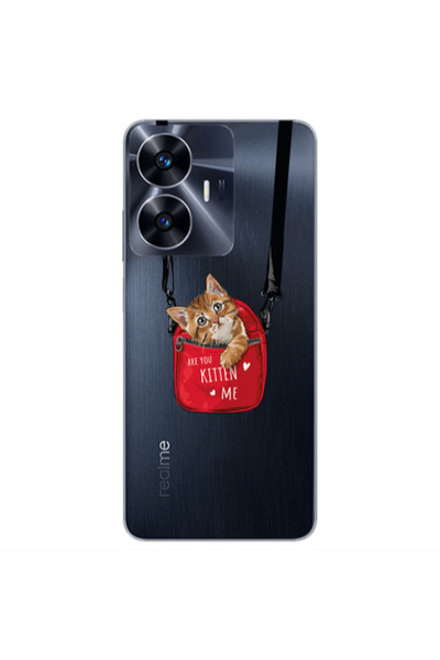 Other Realme Note 50 Kitten Me Transparent Silicone TPU Θήκη