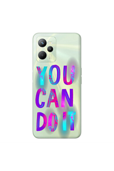 Other Realme C35 You Can Doit Transparent Silicone TPU Θήκη