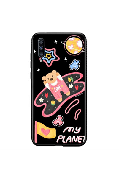 Other Samsung A50 My planet Black Glossy Θήκη