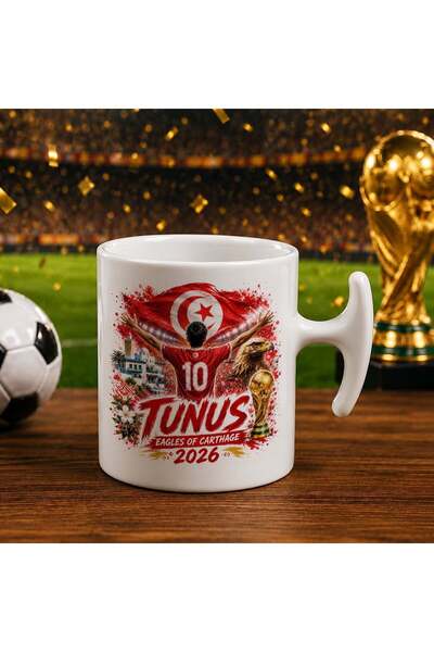 Bk Gift Tunisia Fan Themed 2026 World Cup Designed Hammer Trophy Cup