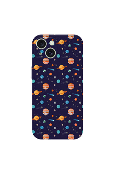 Other Apple iPhone 15 Plus Planets Transparent Silicone TPU Θήκη